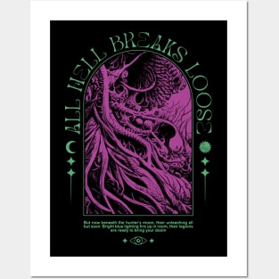 All Hell Break Loose. Lovecraftian Beast Posters and Art